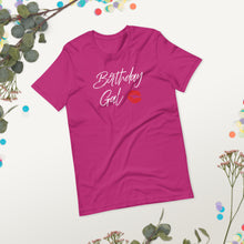 Load image into Gallery viewer, Birthday Gal Lips t-shirt