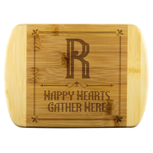 Load image into Gallery viewer, Happy Hearts Gather Here Cutting Board (style 2) Anagram